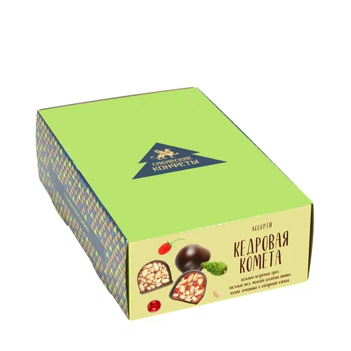  Кедровая комета Ассорти (9429) (классика, клюква, шишка, земляника), 540г   в Шебекине