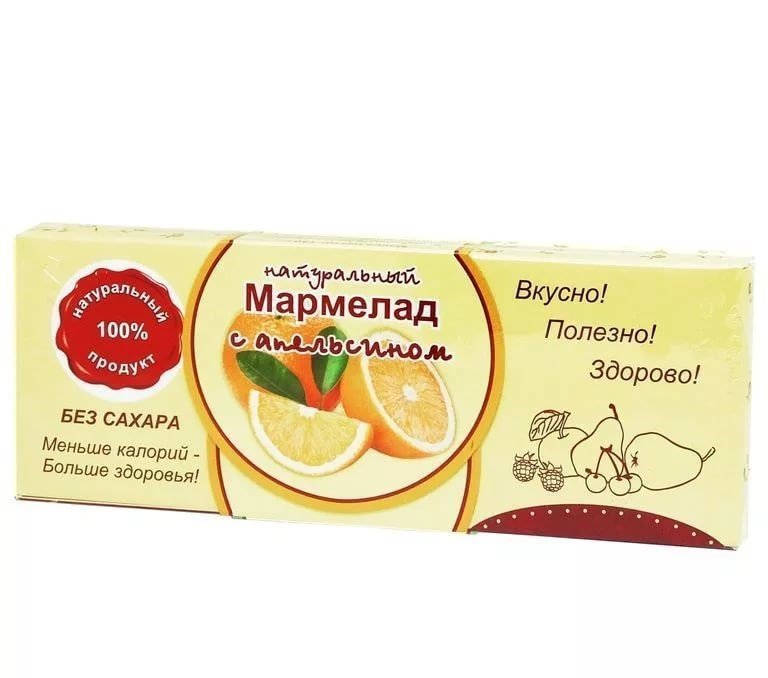  Мармелад натуральный "Апельсин" 140г в Шебекине