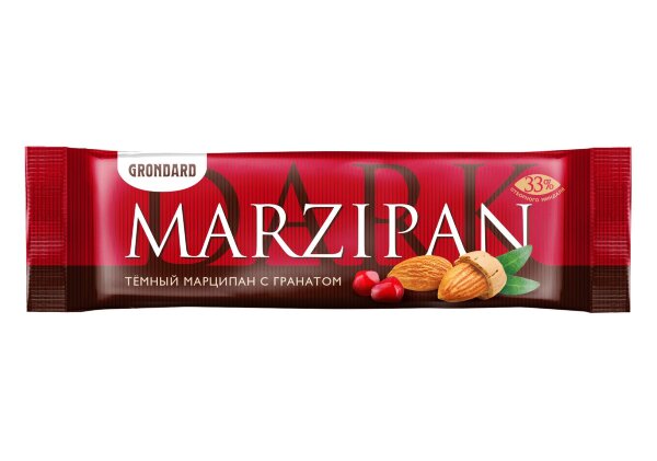 №1 TM Grondard     (10973) Батончики глазированные Марципановые ГРАНАТ, (24шт по 50г)       в Шебекине